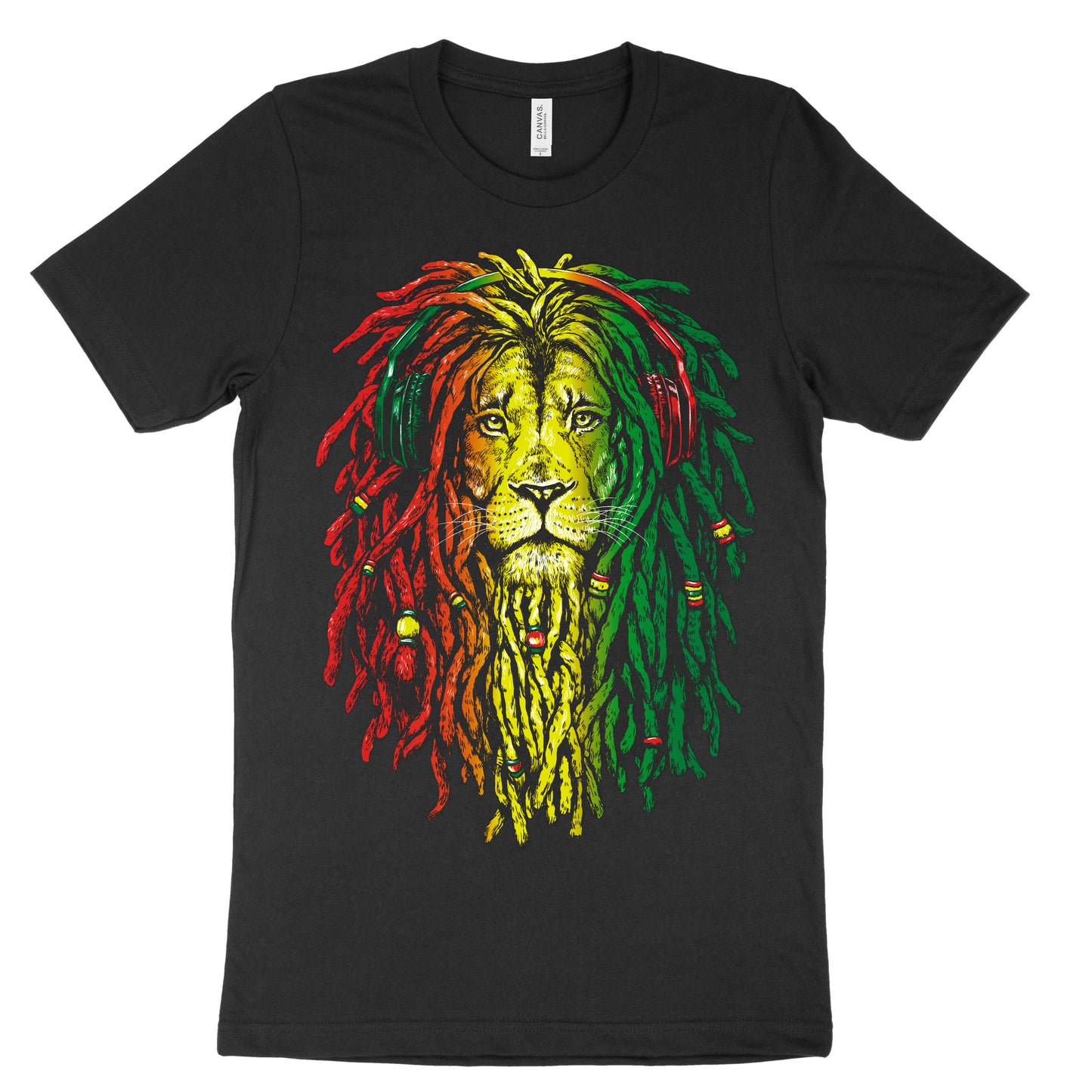 Halftone Rasta Lion Tee